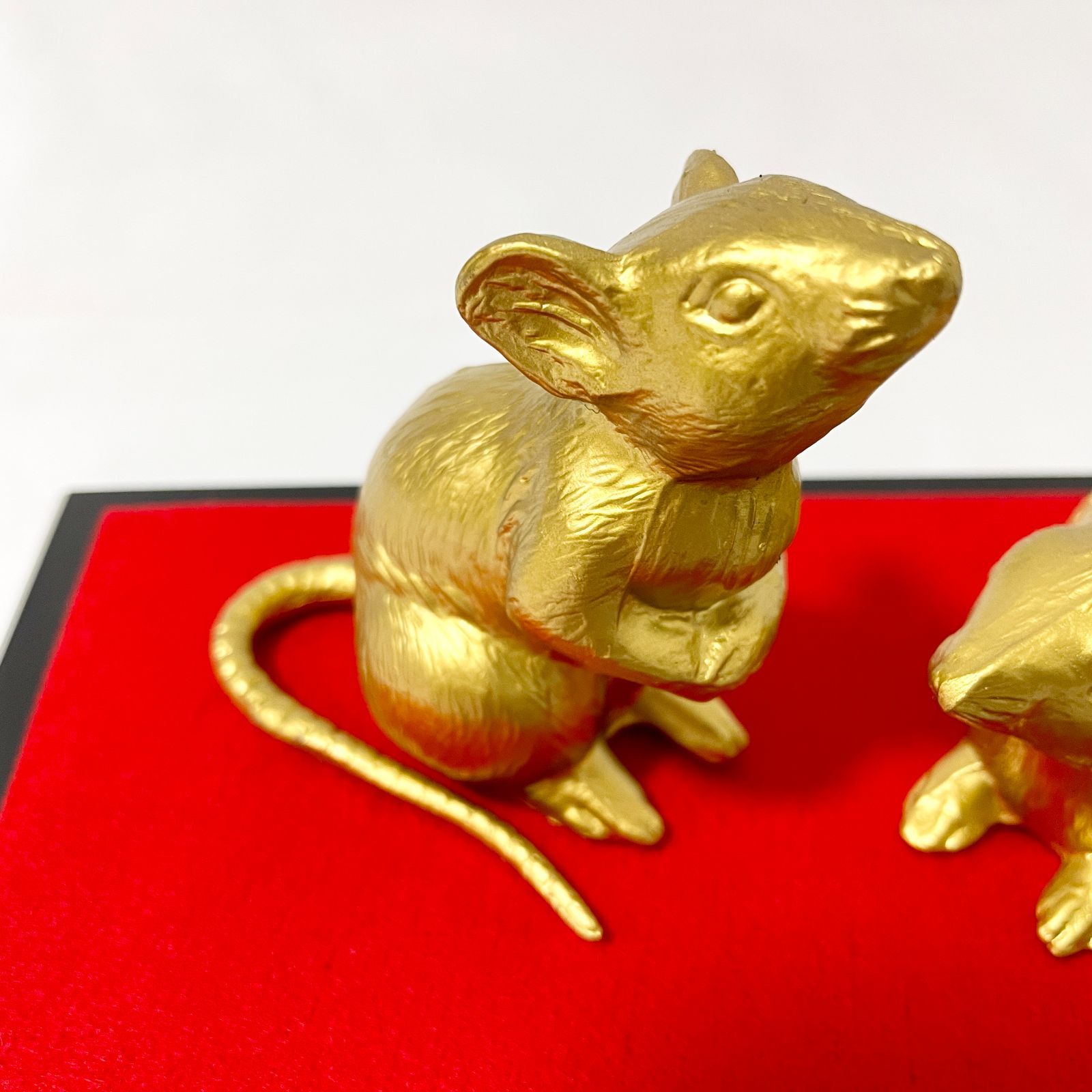 干支置物 鼠・子ねずみ 骨董品 伝統工芸謹製 S386 - メルカリ
