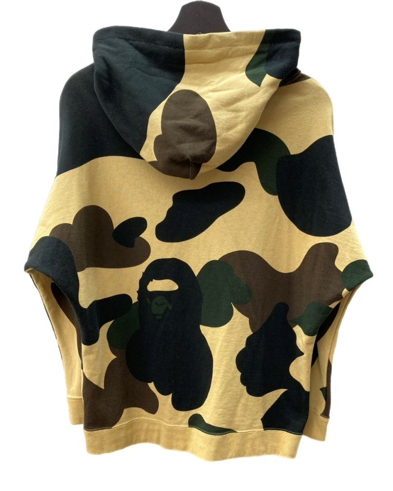 COLOR CAMO SHARK WIDE FIT FULL ZIP DOUBLE HOODIE M（パーカー