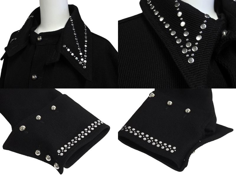 wales bonner スタッズレザージャケット 極美品 WALES BONNER ウェールズボナー Delta Studded Jacket
