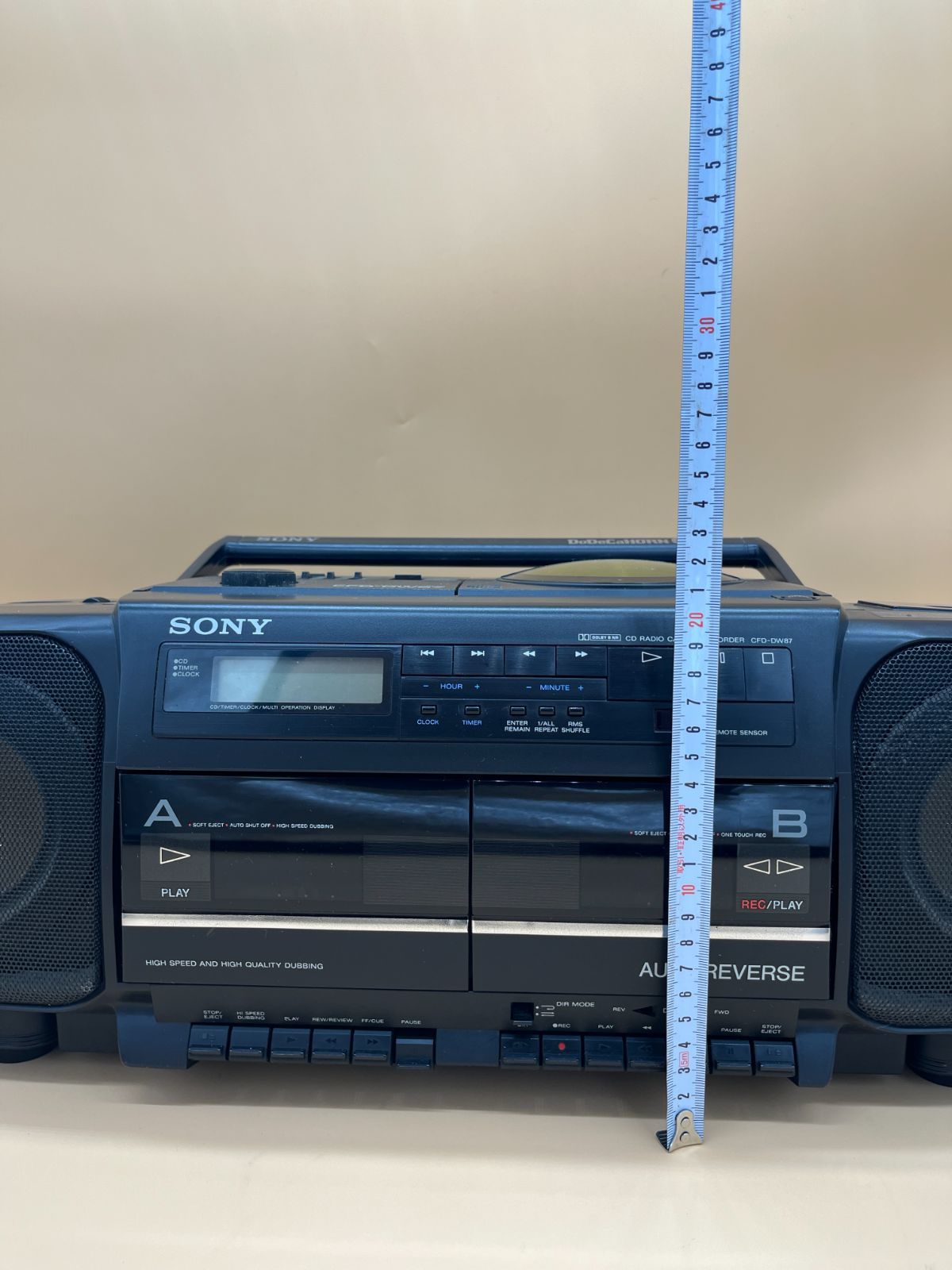 SONY ソニー CD RADIO CASSETTE-CORDER CFD-DW87 DoDeCaHORN CD