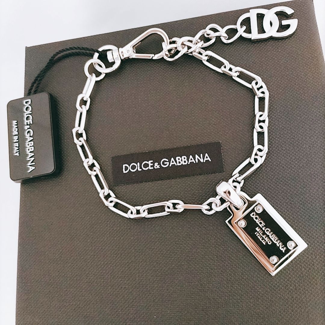 Dolce&Gabbana チェーンブレスレット DGマルチロゴ ドルガバ シルバーのウィメンズ チェーンブレスレット マルチDGロゴ