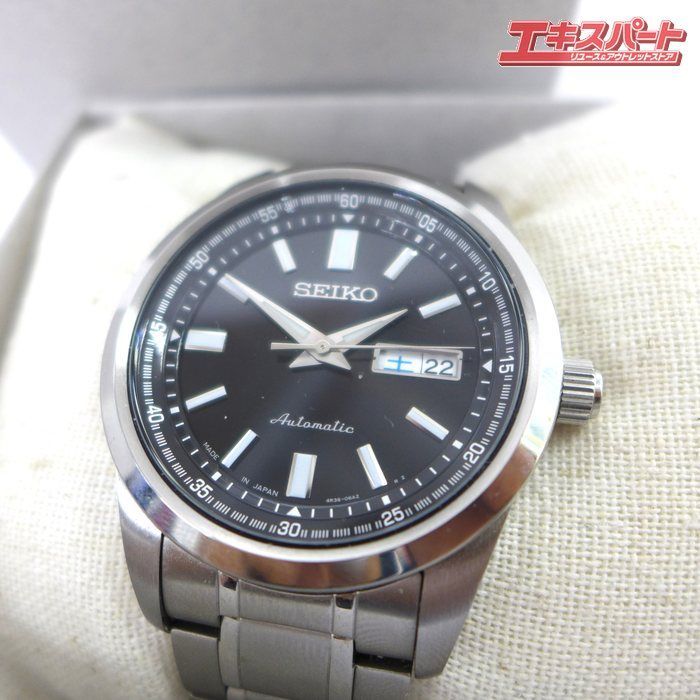 美品 SEIKO セイコー メカニカル 4R36-05Z0 自動巻き 腕時計 メンズ 箱 