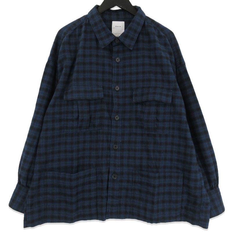 り*う様 最安 KAJA CHECK FLANNEL SHIRT JACKET