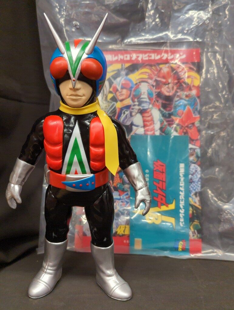 メディコム・トイ 東映レトロソフビコレクション 仮面ライダーV3 ライダーマン