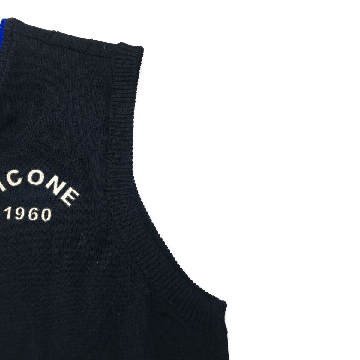 coco 中古 ピッコーネクラブ PICONE CLUB メンズ ベスト 48(L) 濃紺 ネイビー Vネックニット シンプル 中古 メンズ ピッコーネクラブ PICONE CLUB ベスト 48(L) 濃紺