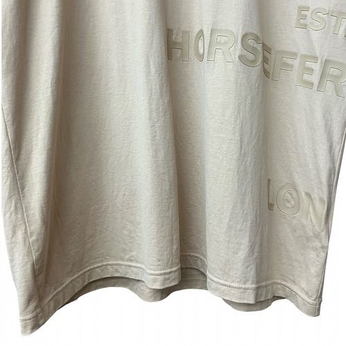 バーバリー BURBERRY ホースフェリー ロゴ Tシャツ ベージュ M