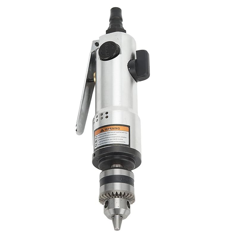 ストレート空気圧ドリル エアードリル エアパワードリル 高速空気圧ドリル 2200 rpm 3/8インチコレット 調節可能 亜鉛合金 彫刻研磨ツール 0
