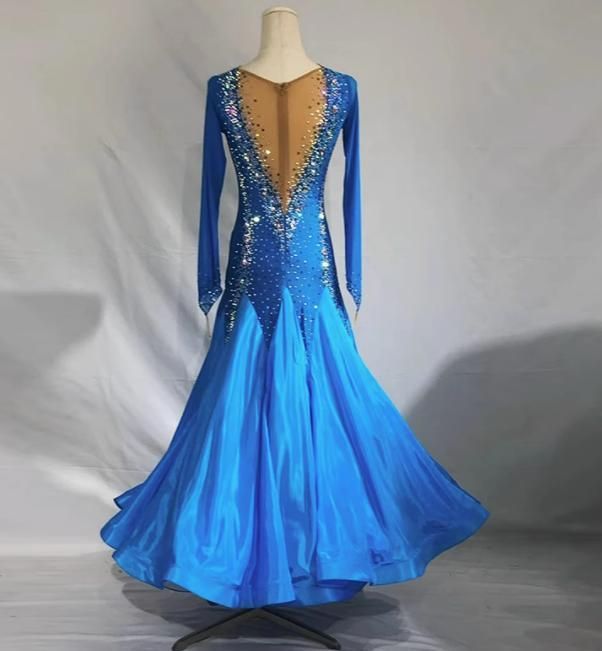 オーダーメイド ☆色指定可 社交ダンス衣装 スタンダードドレス 高品質