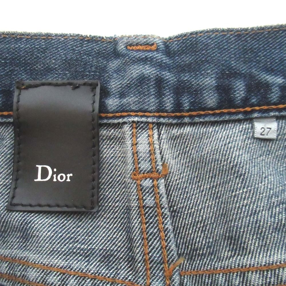 美品 08SS DIOR HOMME ディオールオム エディ期 ダメージ加工