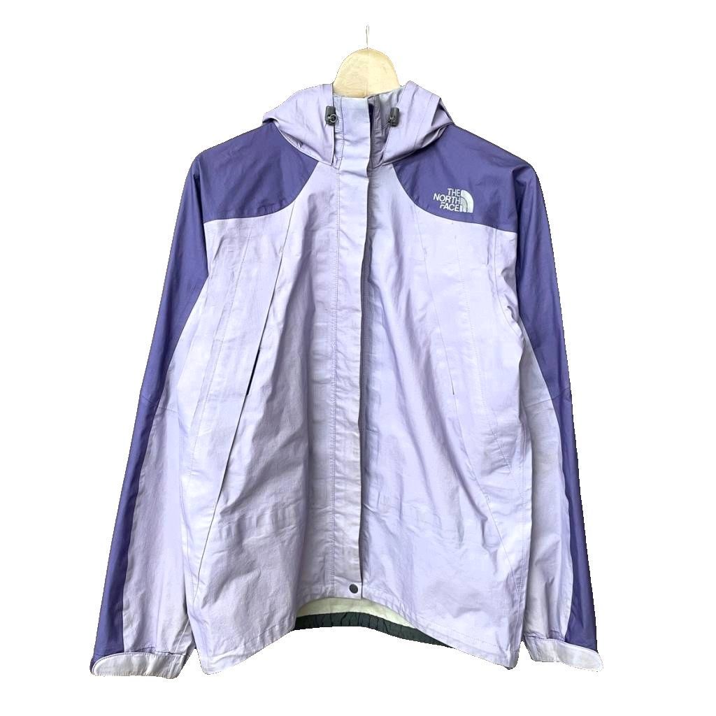 ザノースフェイス THE NORTH FACE ゴアテックス GORE TEX セットアップ 上下 レインテックスフライトジャケット フード ジップアップ パンツ ロゴ ナイロン L 紫 パープル