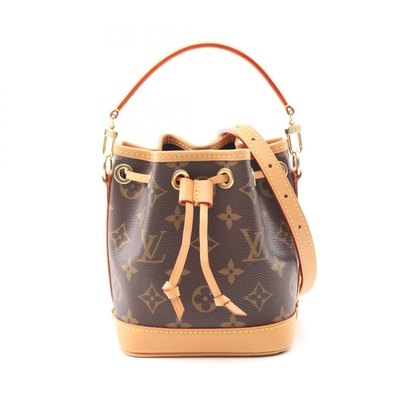 LOUIS VUITTON ルイ ヴィトン ナノ ノエ モノグラム ハンドバッグ