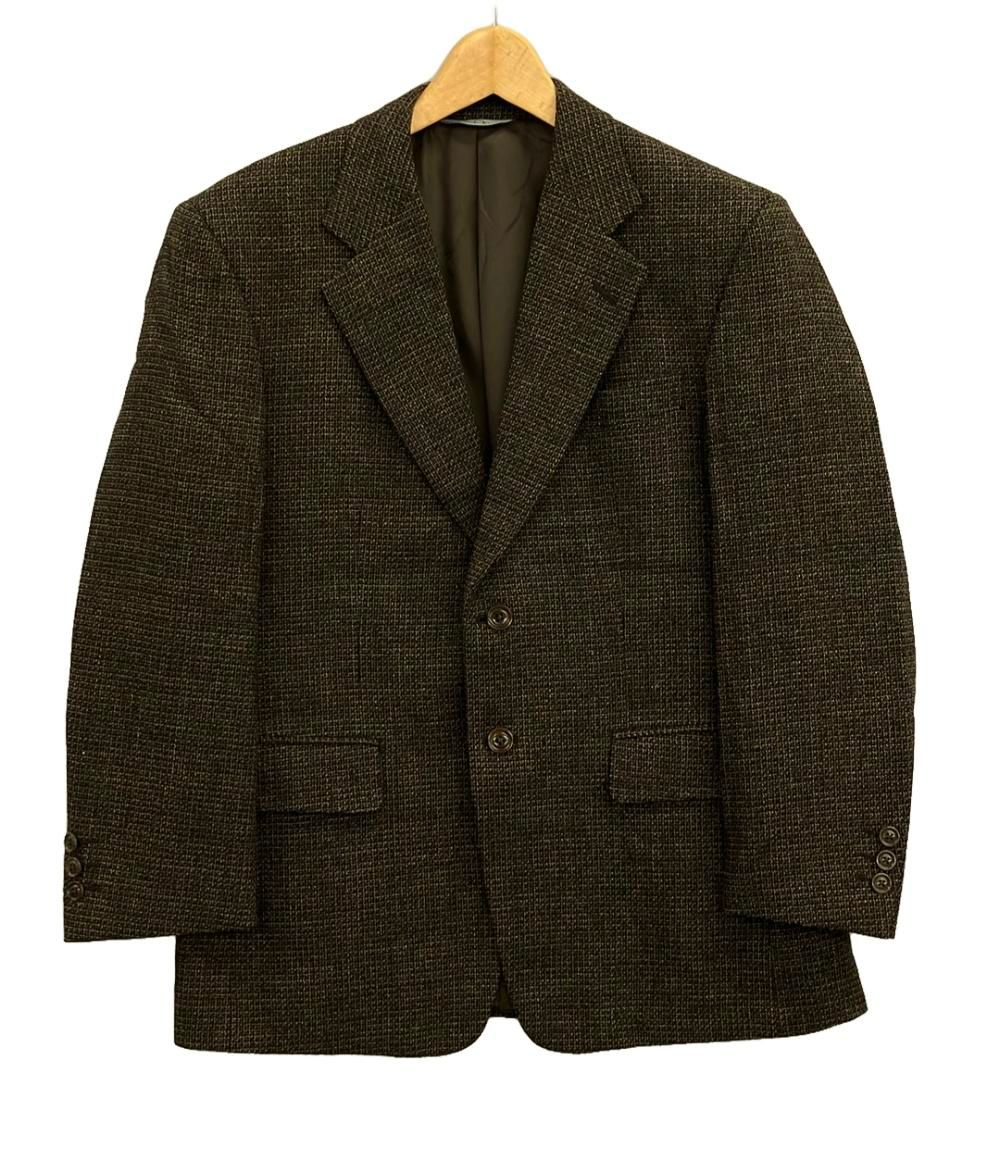 【激レア】バーバリーズ　BURBERRY テーラードジャケット　シルク 90s 美品 BURBERRY'S バーバリーズ アンゴラ ウール シルク ツイード