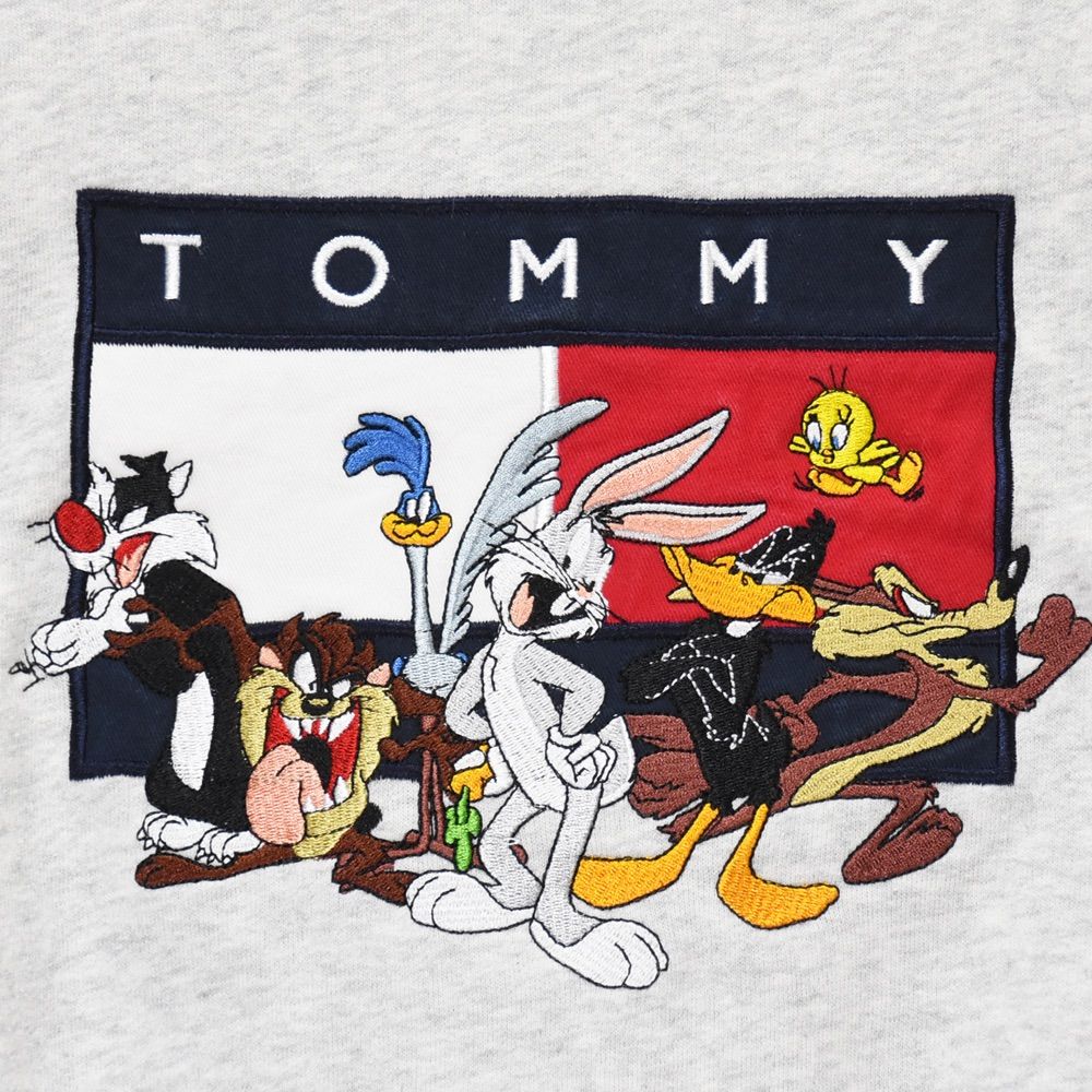 TOMMY JEANS × LOONEY TUNES コラボ スウェット トレーナー プル