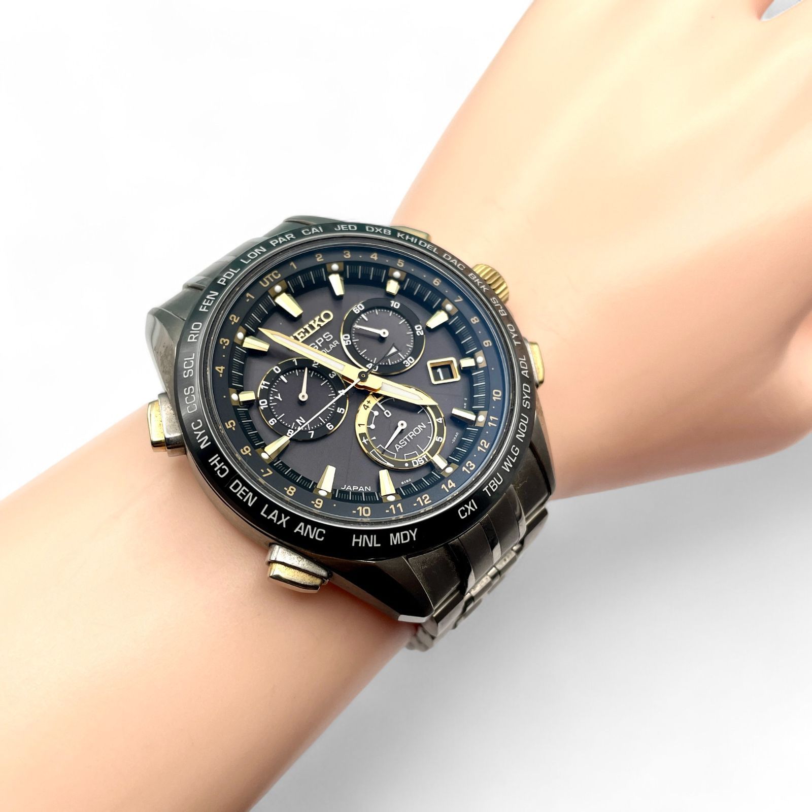 セイコー　アストロン　SEIKO 腕時計8X82-0AB0 良品】SEIKO アストロン 8X82-0AB0 ソーラー GPS 腕時計 - メルカリ