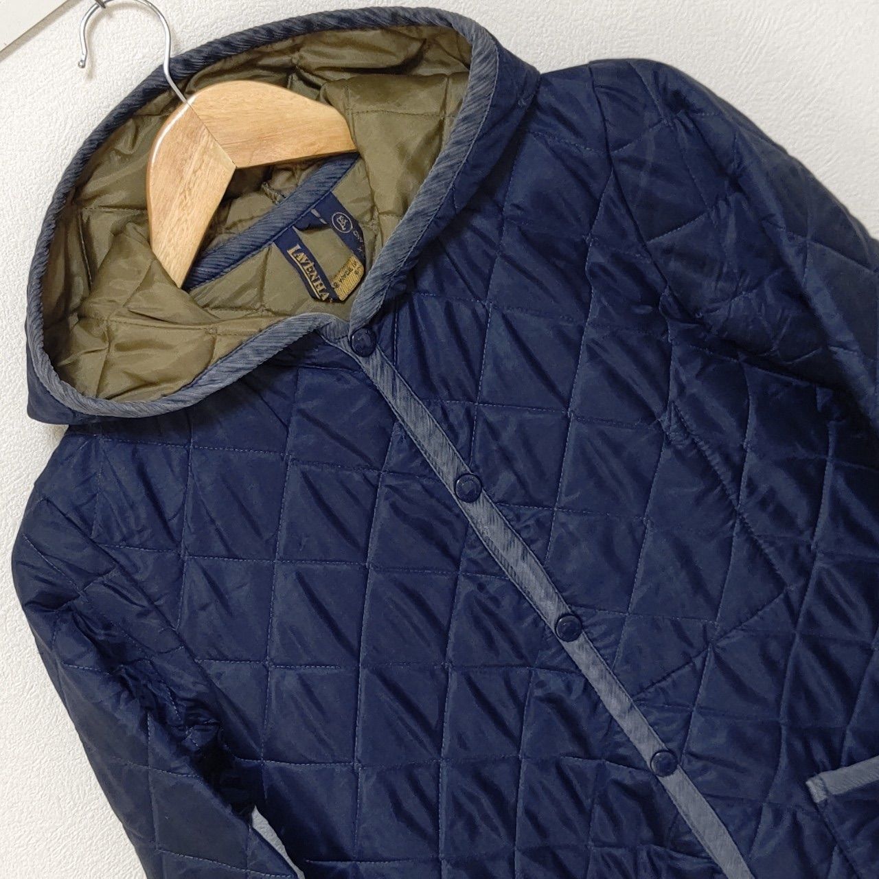 【LAVENHAM】中綿キルティングジャケット　ネイビー　SIZE36中綿キルティングジャケット