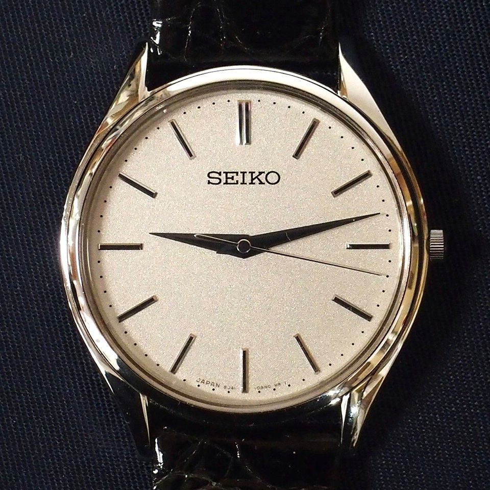 m001 Y3(60) 新同品 SEIKO セイコー DOLCE ドルチェ メンズ腕時計 クォーツ 動作品 8J41-0AJ0 3針 シルバー系 -  メルカリ