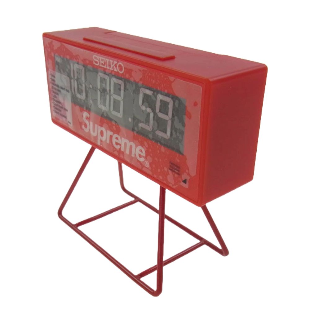 (SN様)SEIKO Supreme デジタル時計 レッド Seiko Supreme Collaboration Marathon Digital LCD Alarm Clock