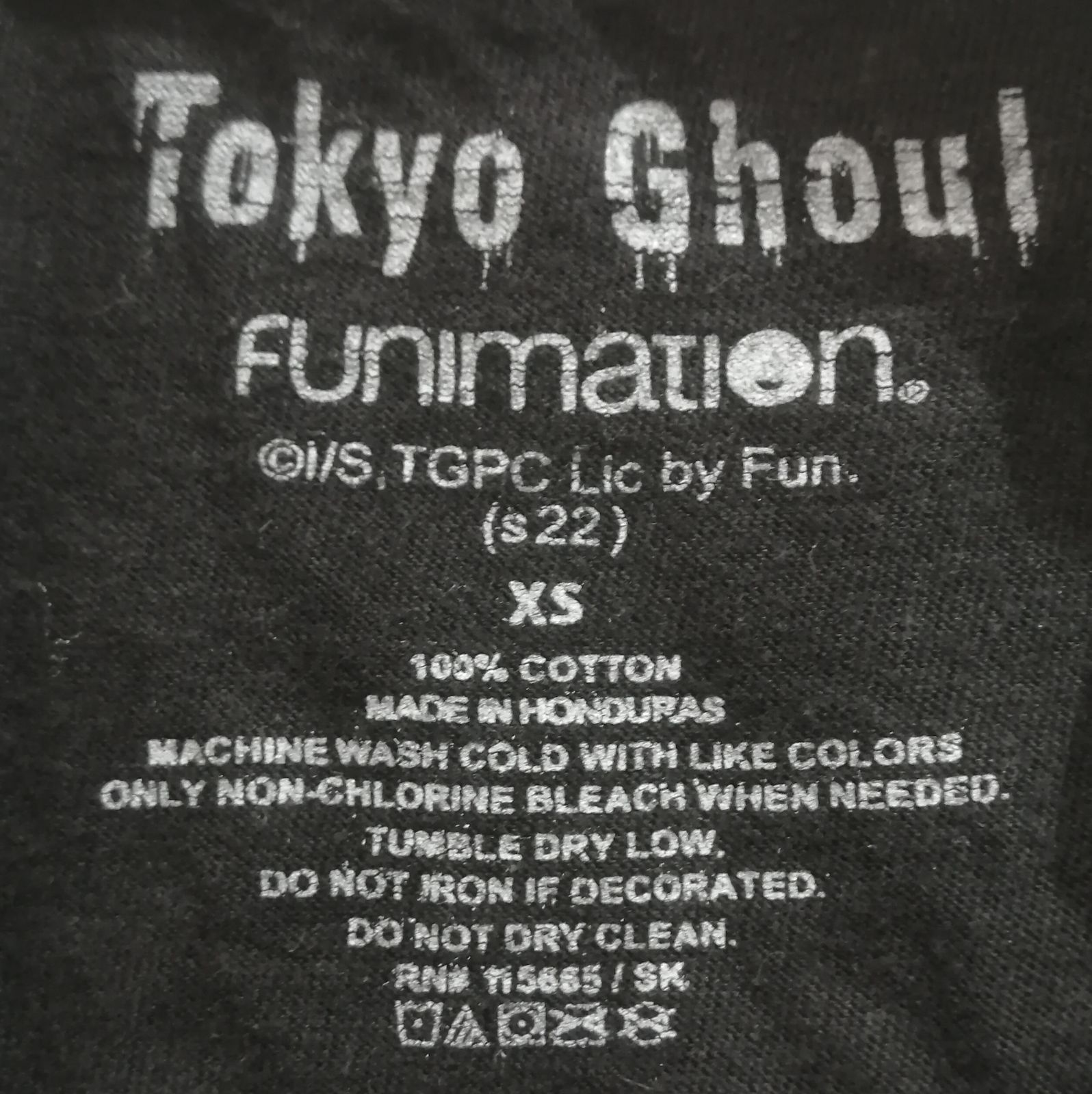 FUNIMATION 東京喰種トーキョーグール「金木研」プリントTシャツ