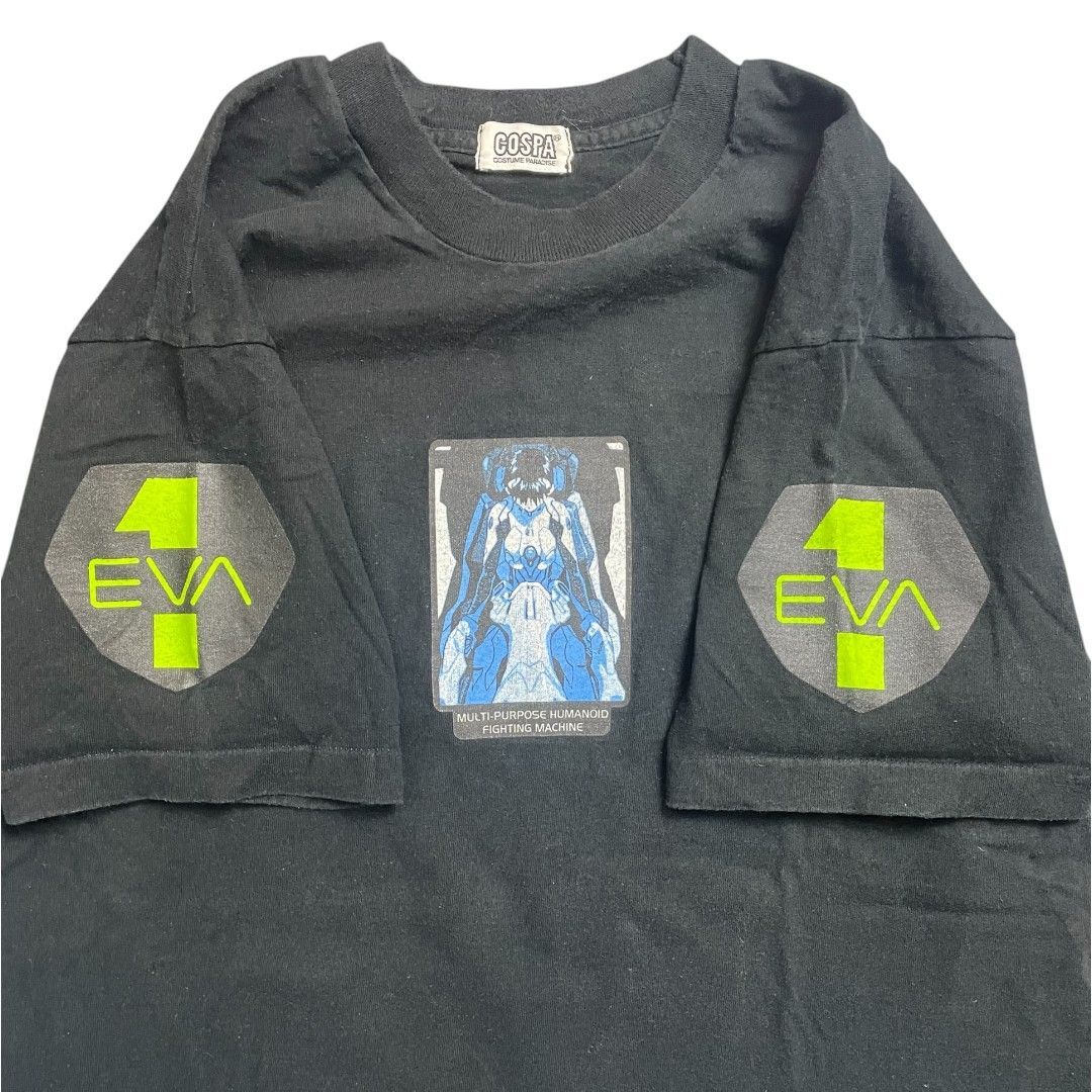 COSPA初期！ 90s エヴァンゲリオン 初号機 Tシャツ eva アニメ 初号機ロゴ Tシャツ [EVANGELION] | キャラクター公式グッズ