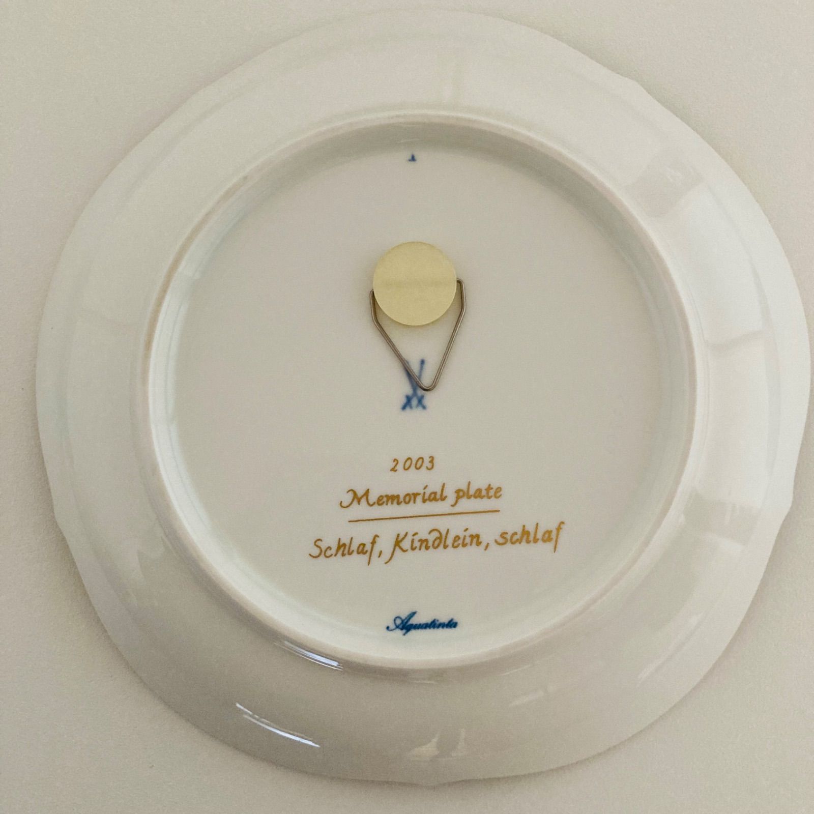 ⭐️美品⭐️マイセン⭐️メモリアルプレート2003年　イヤープレート【眠れ良い子 マイセン メモリアルプレート 2003年 眠れ良い子よ - メルカリ