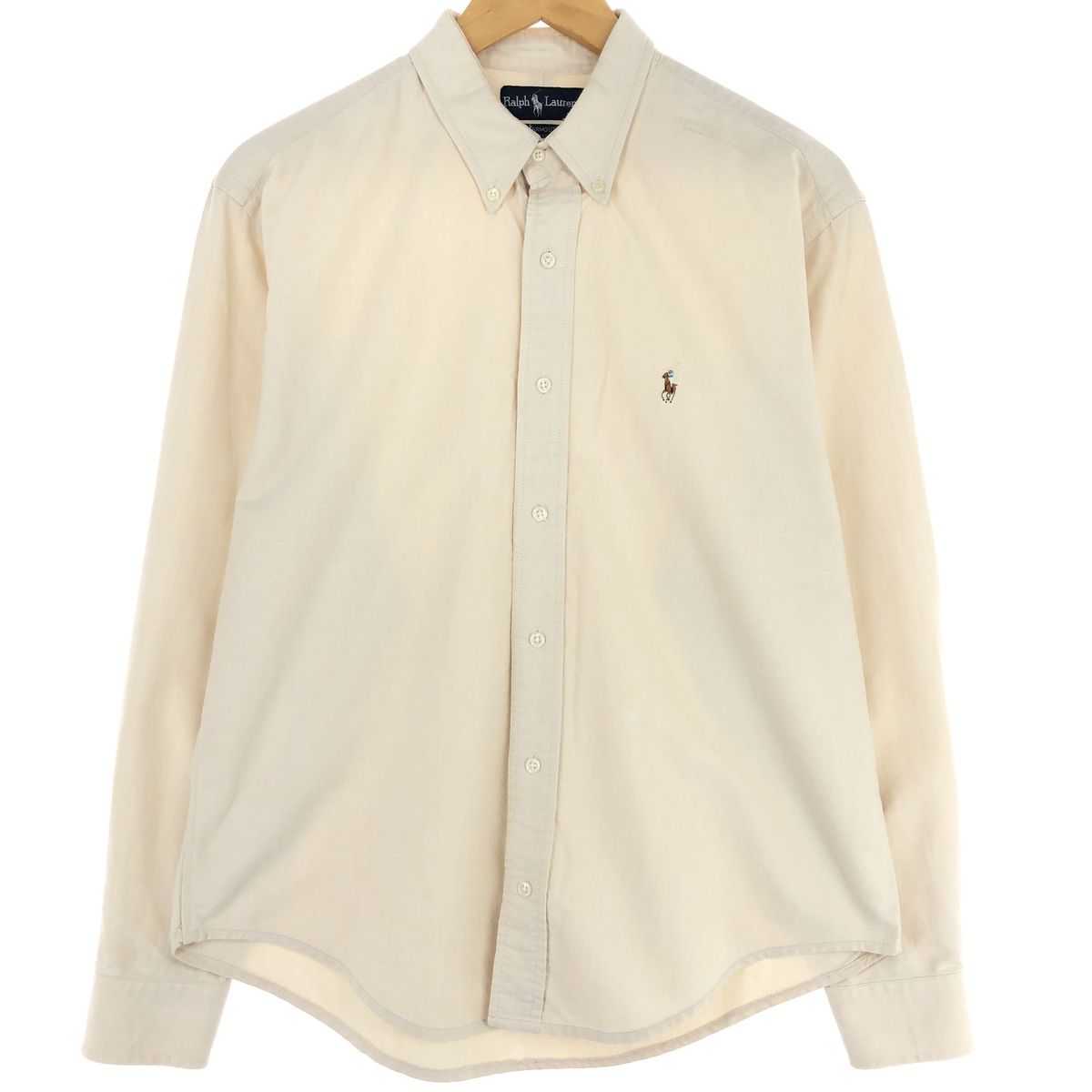 古着 ラルフローレン Ralph Lauren YARMOUTH 長袖 ボタンダウンシャツ メンズL/eaa442103