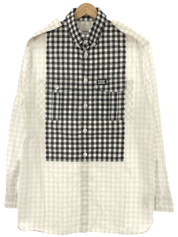 BURBERRY バーバリー 19SS ギンガムチェックパッチシャツ BURBERRY バーバリー 19SS ギンガムチェックパッチシャツ