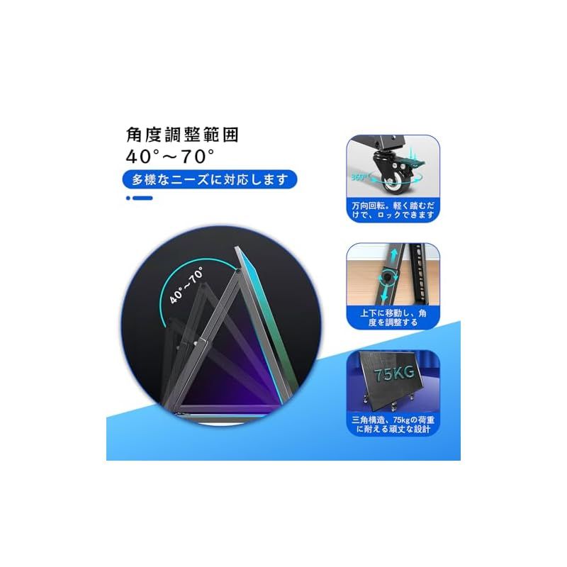 TVスタンド VESAは100*100から400*400mm