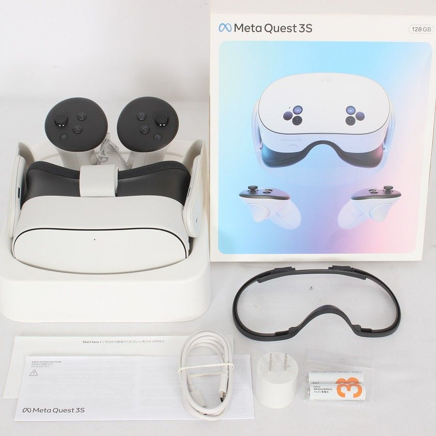 美品】Meta Quest 3S 128GB VR ヘッドマウントディスプレイ