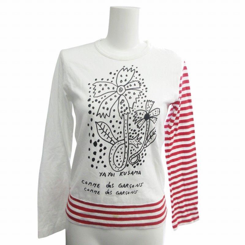 【コムデギャルソン】アーティストコラボ グラフィックTシャツ コム デ ギャルソン・シャツ×インベーダー“ピクセルアート