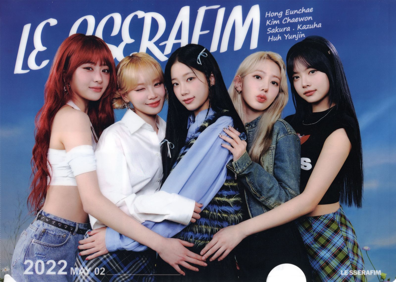 ルセラフィムHOT compact 全種類 ユニバ特典 A4クリアファイル LE SSERAFIM 5th Mini Album 'HOT' 予約販売開始！ - LE SSERAFIM