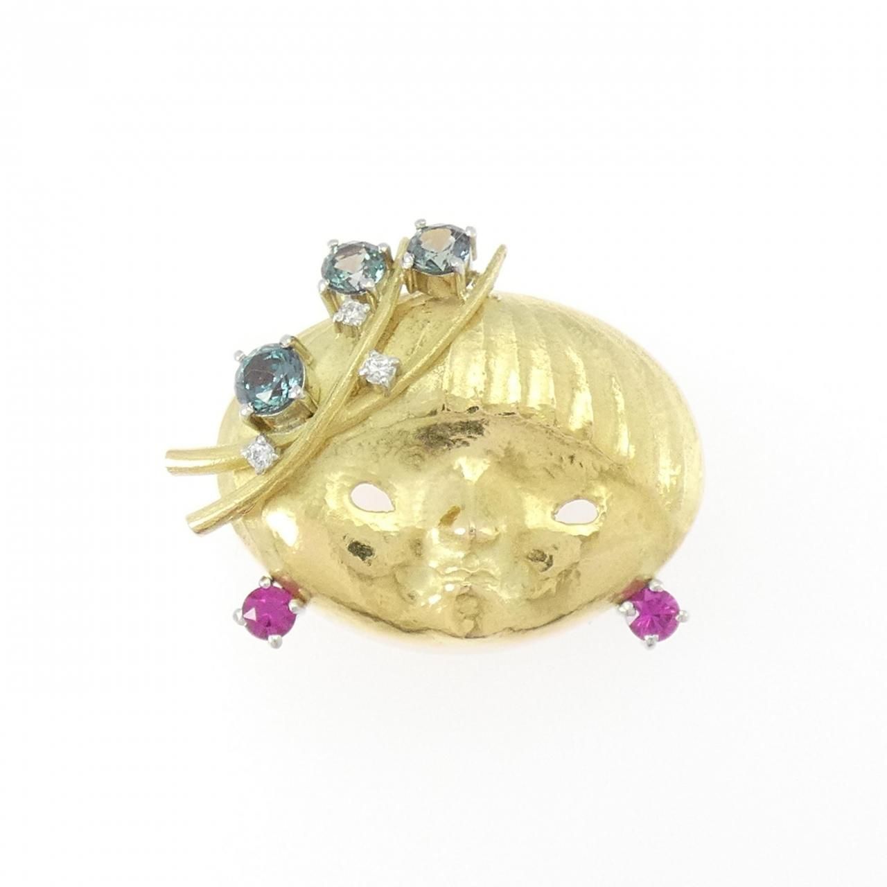 イワクラコウジ カラーストーン ペンダント