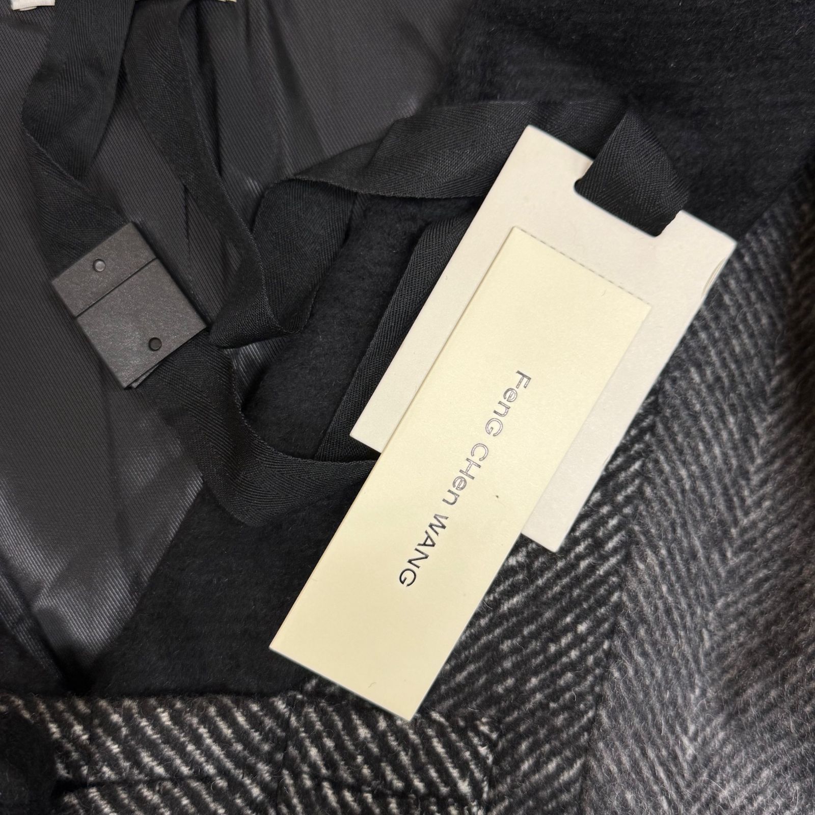 未使用品 Feng Chen Wang 切替コート チェスターコート フェンチェン