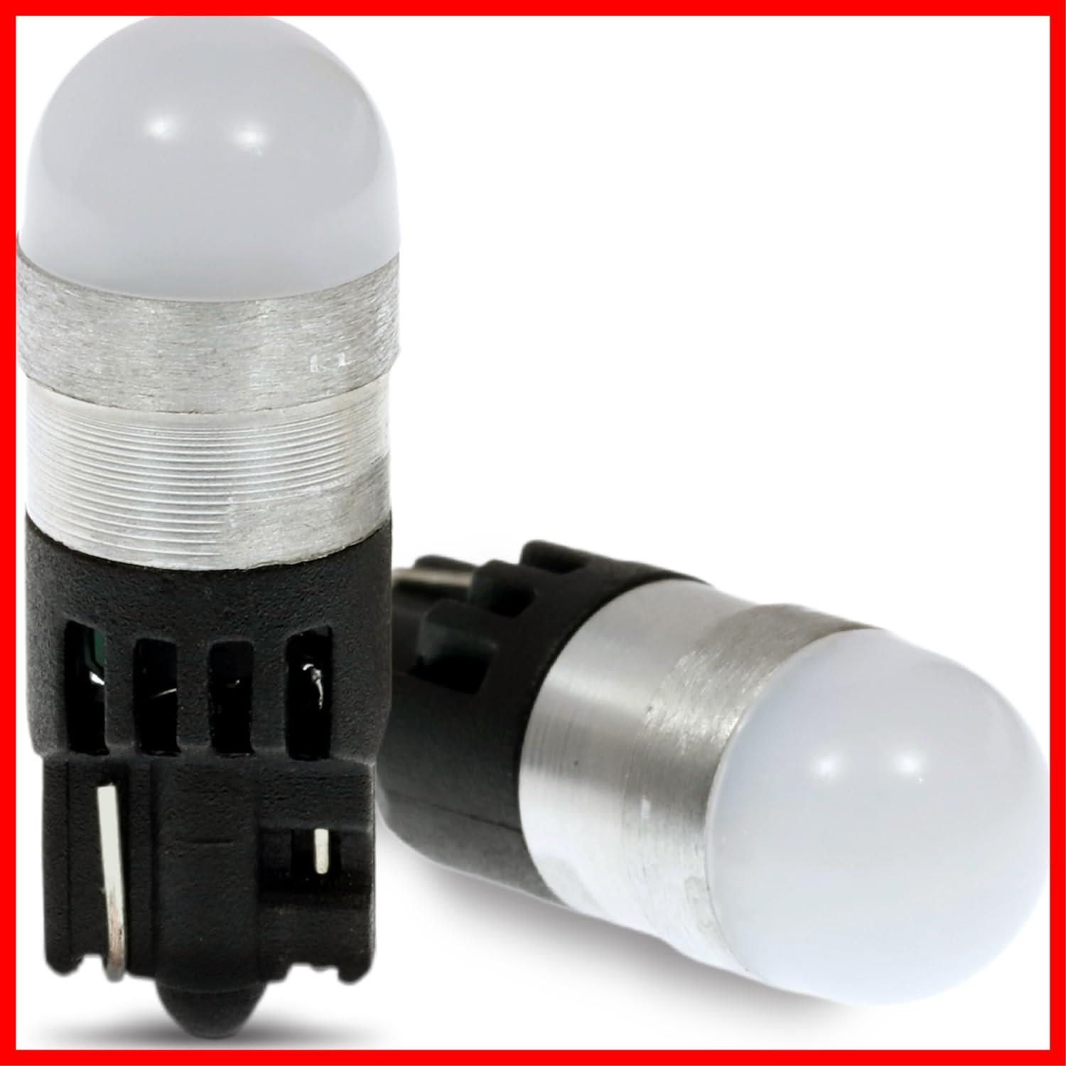 【迅速発送】Takenous トラック野郎御用達 竹村商会 T10 LED ポジションランプ 12v 24v ストロボ内蔵ルミナスルーセントバルブ ホワイト 電球 2個セット (ホワイト T10)