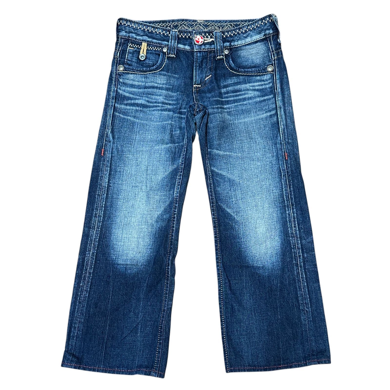 EDWIN BLUE TRIP BTL515 クロップド ルーズ ストレートデニム 