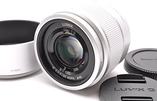 パナソニック H-H025 1.7/25レンズ シルバー Panasonic 概要 デジタル一眼カメラ用交換レンズ H-H025 | LUMIX