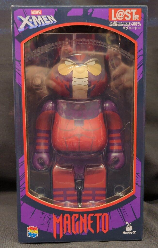 X-MEN ベアブリック マグニートー BE＠RBRICK -ベアブリック- 400% マグニートー 「Happyくじ BE＠RBRICK