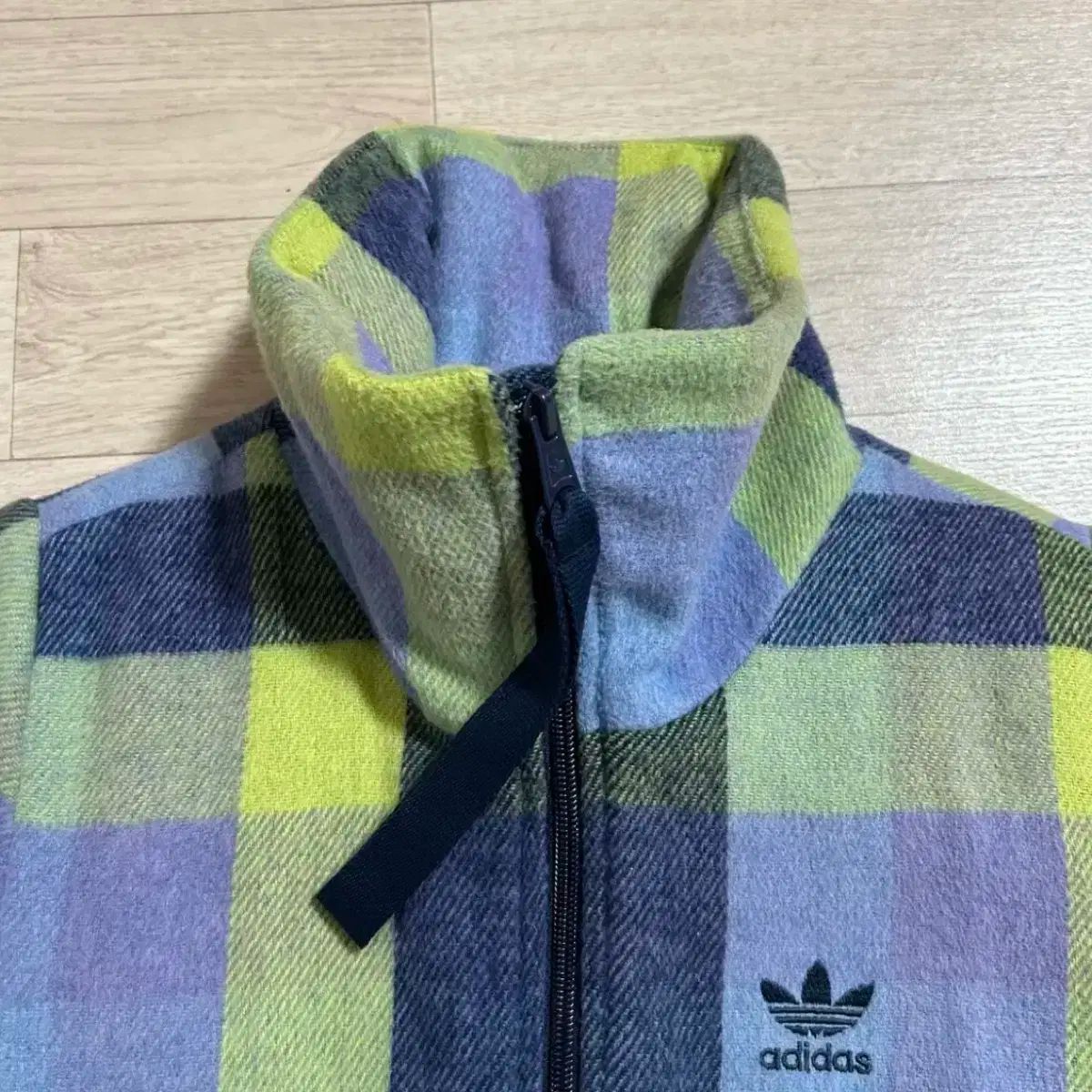 チェック パッド入りジャケット