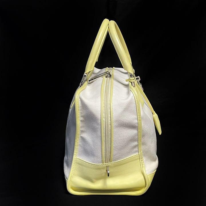 LOEWE ロエベ アマソナ 36 ハンドバッグ キャンバス アナグラム カデナ 