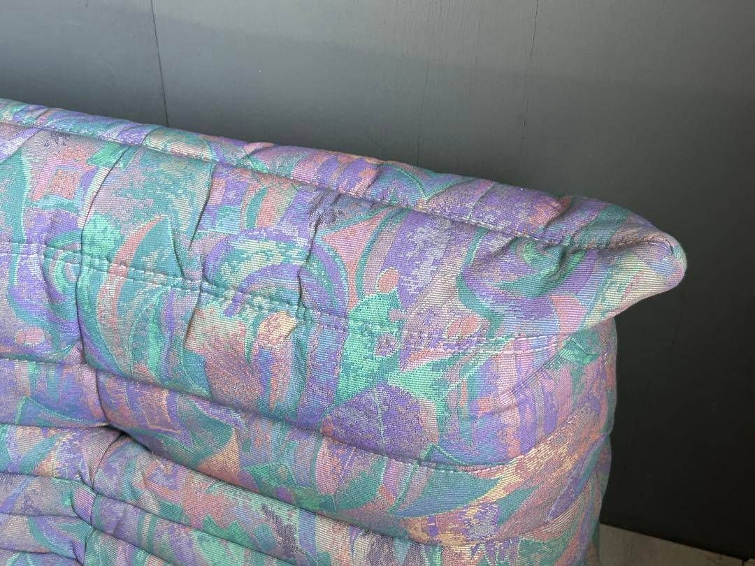 希少 リーンロゼ トーゴ TOGO 3P 総柄 サイケ 3人掛ソファ RZZ