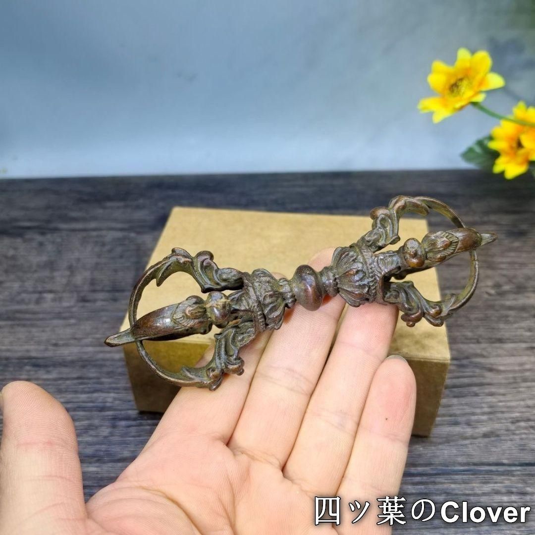 銅 細工 法器金剛杵降魔杵鉞刀 密教蔵仏法器 鎮宅辟邪 開運風水 招財置物工芸品 銅器 金剛杵 密教法器 仏具 鎮宅 辟邪 開運 風水 招財 置物 - メルカリ