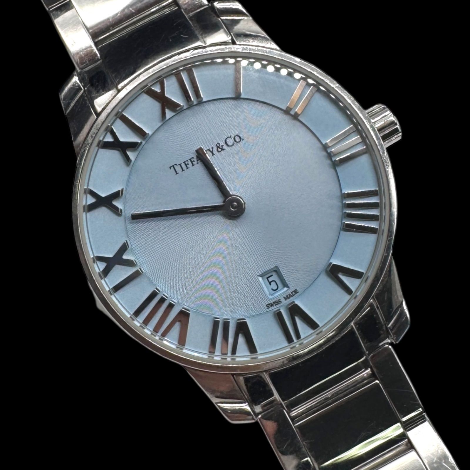 稼働品 Tiffany & Co. ティファニー 腕時計 アトラス 925 ２針 楽天市場】ティファニー Tiffany & Co. 腕時計 アトラス 2バンド