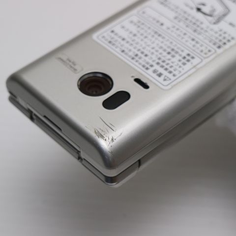 かんたん携帯 505SH ソフトバンク ガラケー 携帯電話 プラチナシルバー