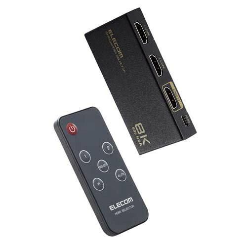 【新品・2営業日で発送】ELECOM エレコム HDMI切替器 8K60Hz／4K120Hz対応 【PS5／PS4／PS3／Switch／FireTVStick対応...
