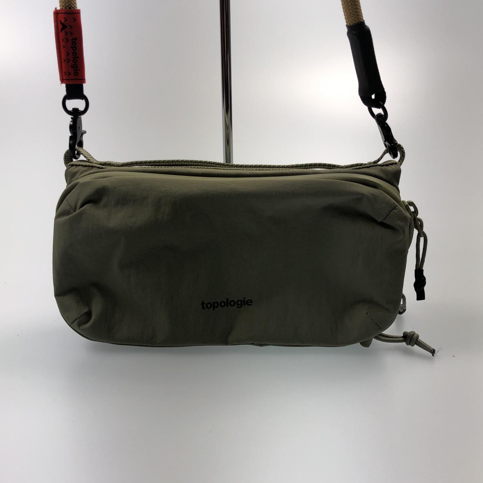 topologie トポロジー ショルダーバッグ カーキ Topologie ショルダーバッグ グリーン 男女兼用 Topologie