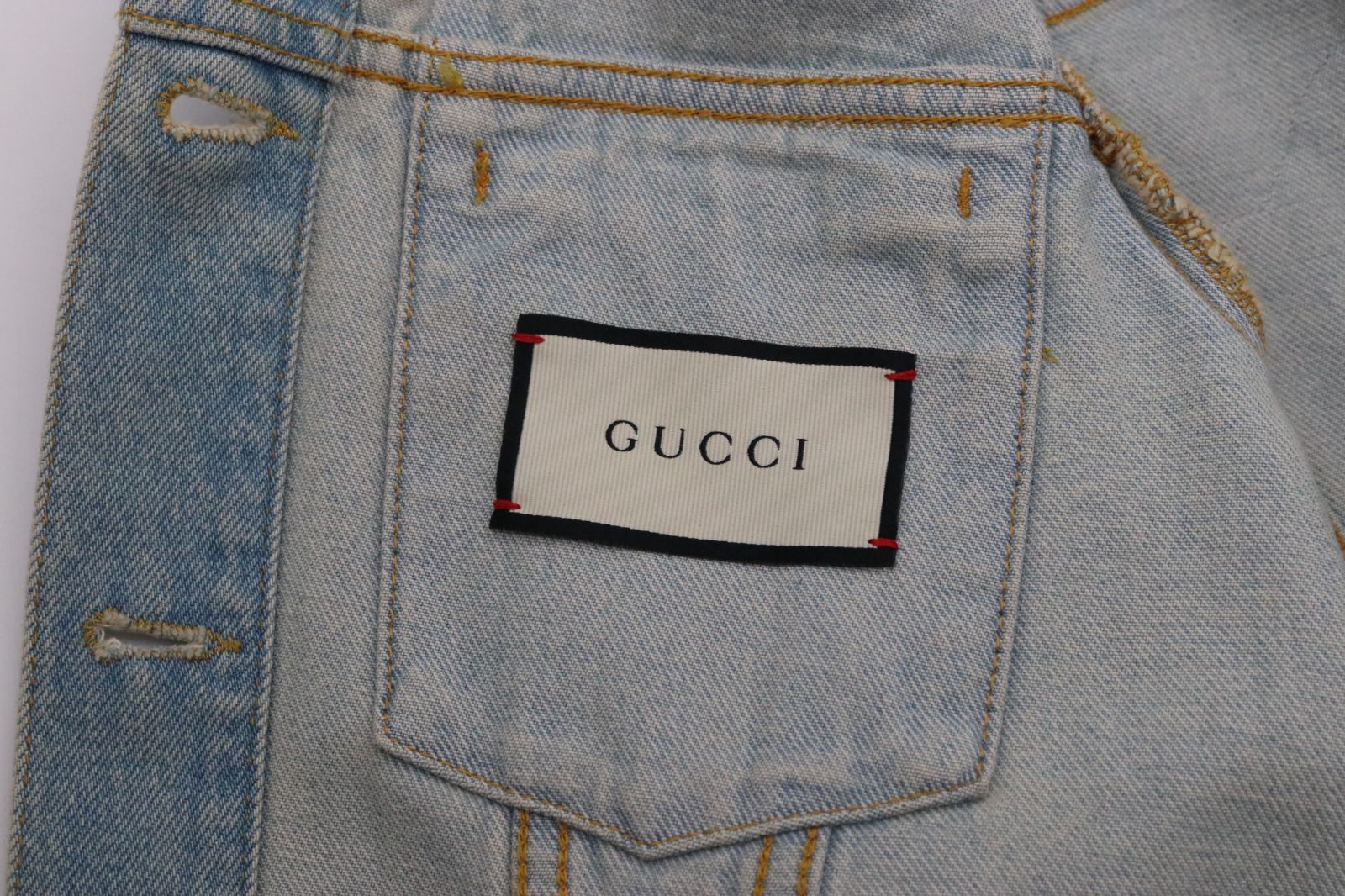 GUCCI デニムジャケット サイズ40ライトブルー