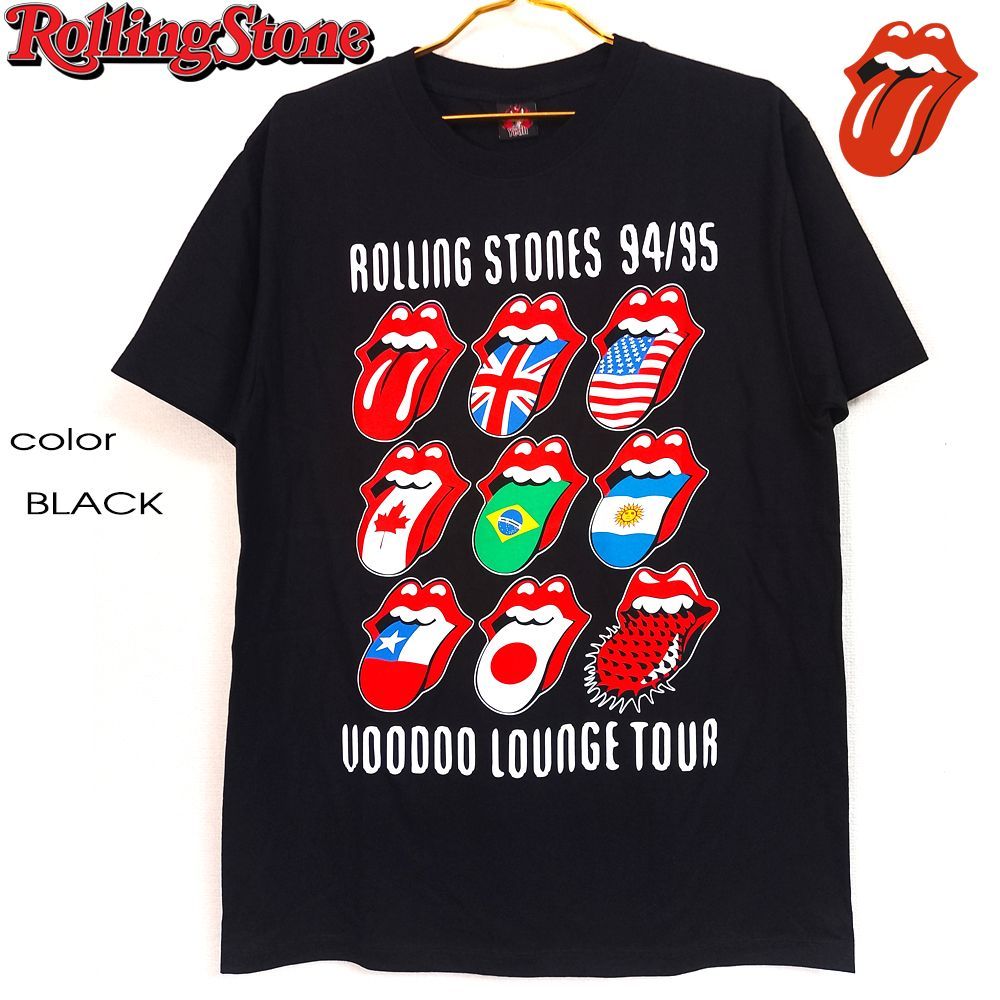 バンドTシャツ　ローリングストーンズ 42 ROLLING STONES ローリングストーンズ Tシャツ 美品 ブラック