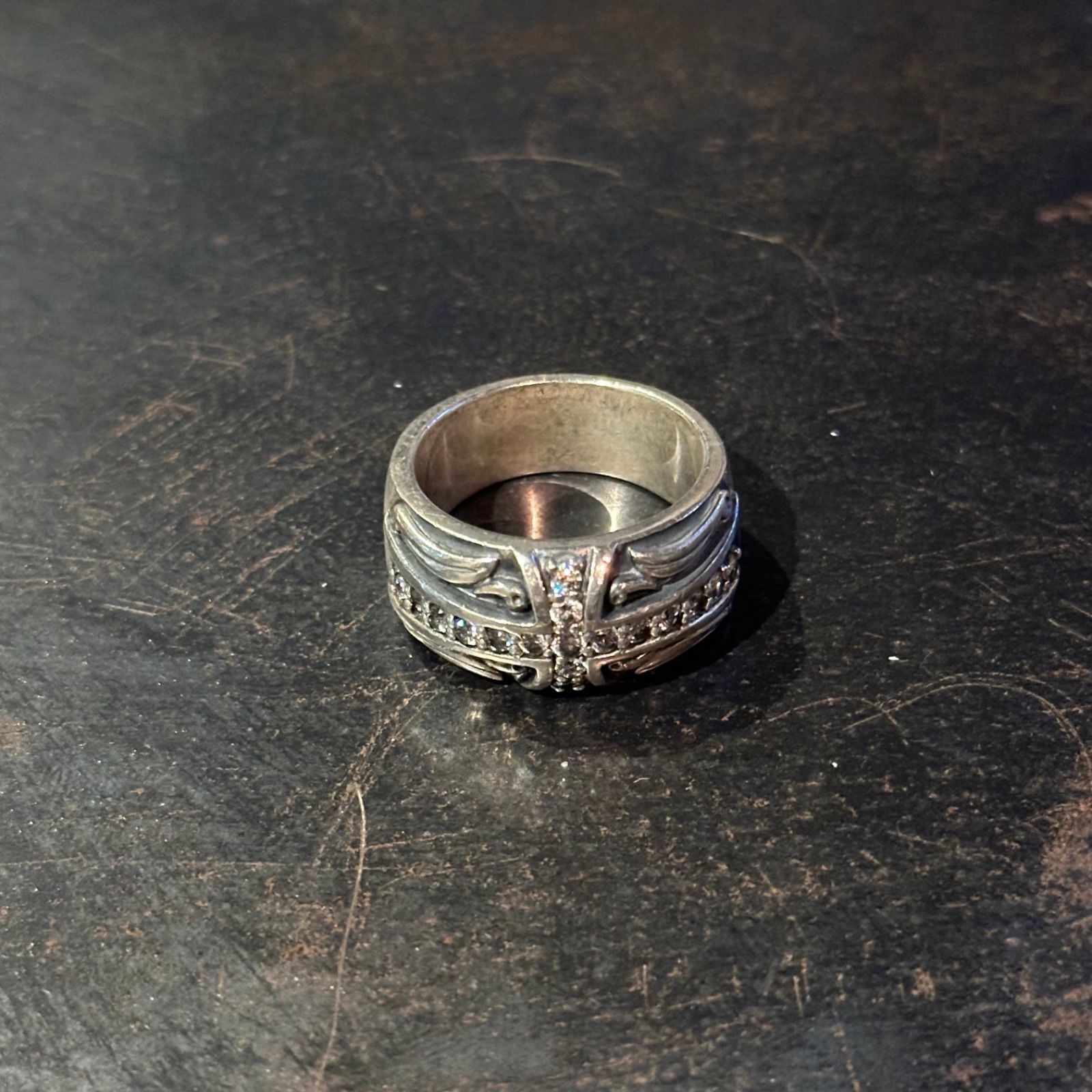 SILVER925 CROSS DESIGN WIDE RING/シルバーリング SILVER925 CROSS DESIGN WIDE RING/シルバーリング