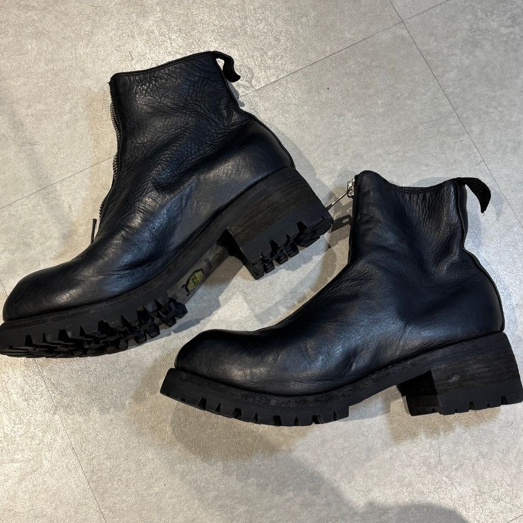 GUIDI グイディ PL1V FRONT ZIP BOOTS Horse Full Grain