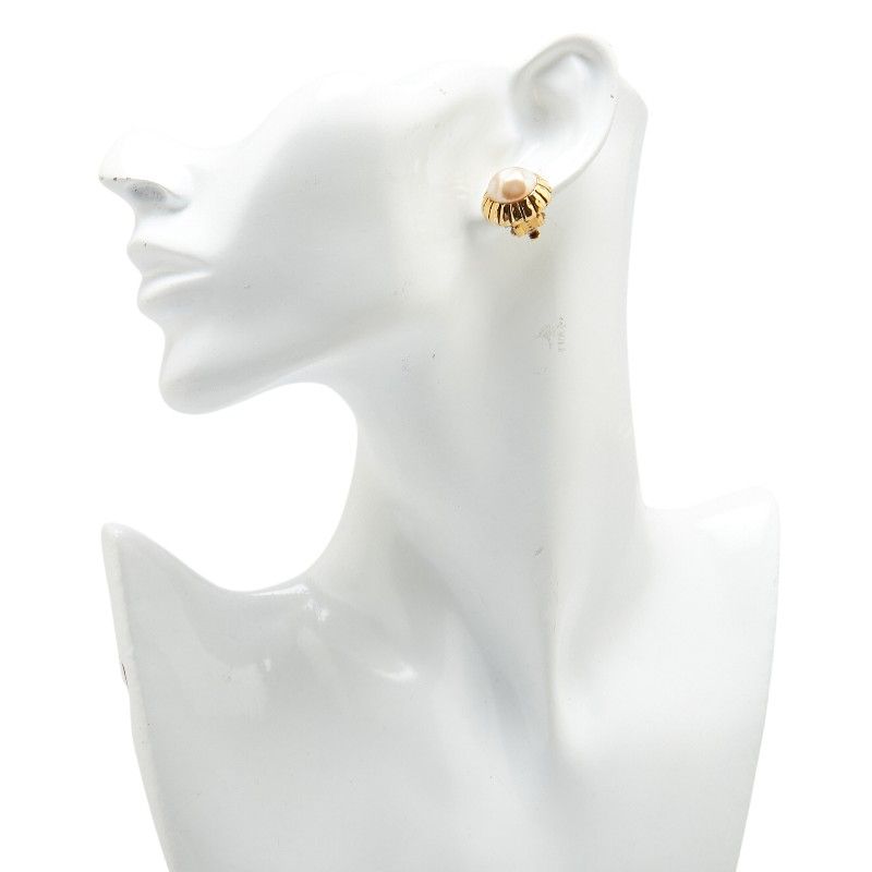 シャネル ゴールド メッキ フェイクパール レディース CHANEL【1  