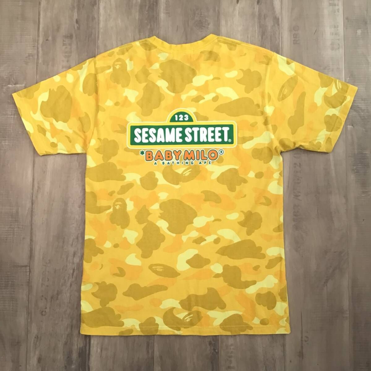 SESAME STREET × BAPE マイロ Tシャツ Mサイズ a bathing ape ABC camo